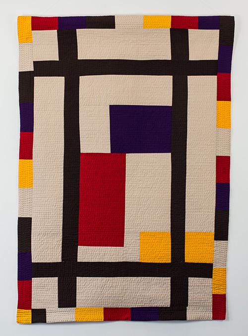 Louise Donovan - Quilts - My Mondrian Moment