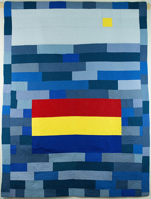Louise Donovan - Quilt - Small Greek Ferry Boat